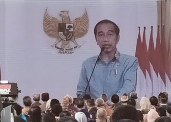 HARI PERS NASIONAL. Presiden Joko Widodo saat menyampaikan pidato secara virtual pada Hari Pers Nasional (HPN) 2022 dari Istana Bogor, Jawa Barat, Rabu (9/2). Dalam kesempatan itu Presiden Jokowi mengucapkan terima kasih kepada insan pers yang tetap bekerja terus menyampaikan informasi, meningkatkan literasi, membangun optimisme, dan membangun harapan, sehingga masyarakat tetap tangguh menghadapi dampak pandemi Covid-19.
BIRO PERS SEKRETARIAT PRESIDEN/LUKAS
