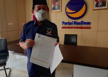 Ketua DPW Partai NasDem Lampung Herman HN. (LAMPUNG POST/ASRUL SEPTIAN  MALIK)