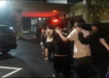 Pelajar terlibat tawuran. (LAMPOST.CO)