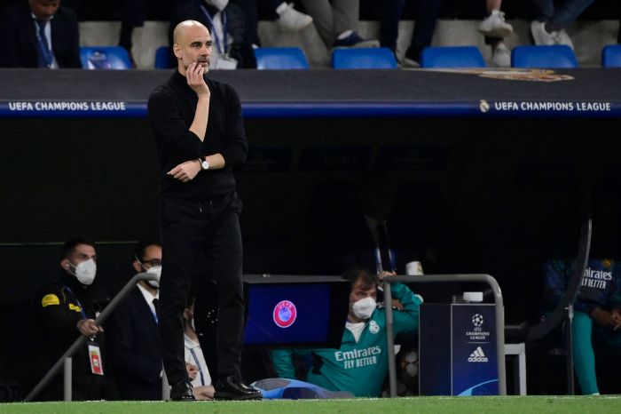 Manajer Manchester City Pep GuardiolaAFP/JAVIER SORIANO