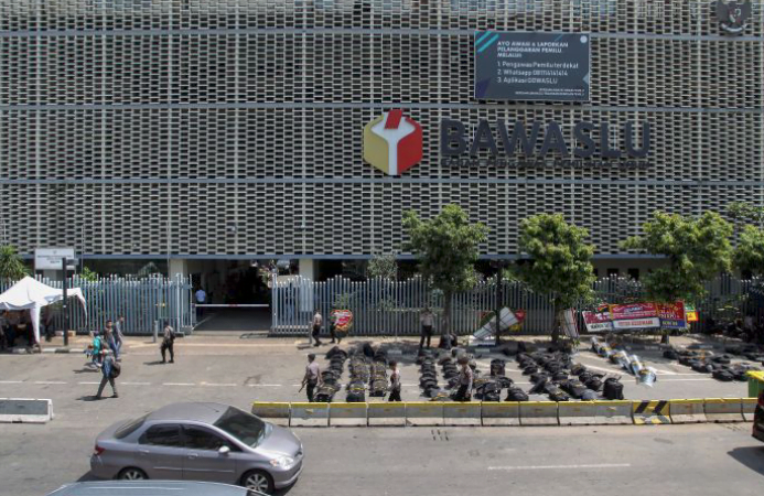 Kantor Bawaslu RI. (MI/PIUS ERLANGGA)