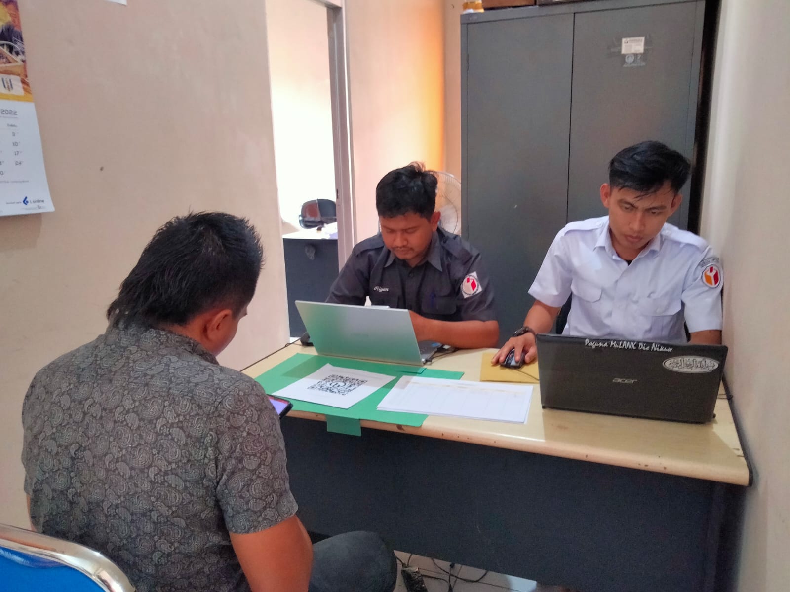 Seorang pendaftar panwascam. Dok Lampost