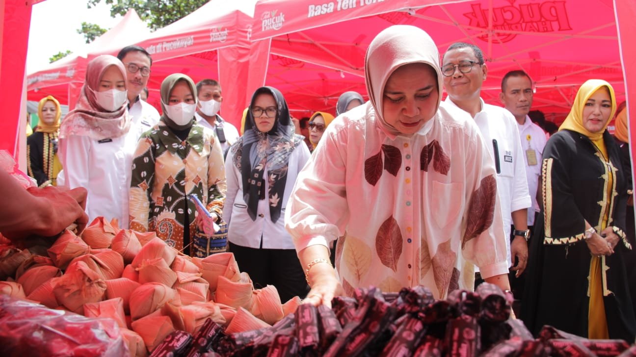 Lampung Post menggelar Garden Fest 2022 yang menghadirkan 35 usaha mikro, kecil, dan menengah (UMKM), Rabu, 21 Desember 2022.Lampung Post/ Andi Apriadi