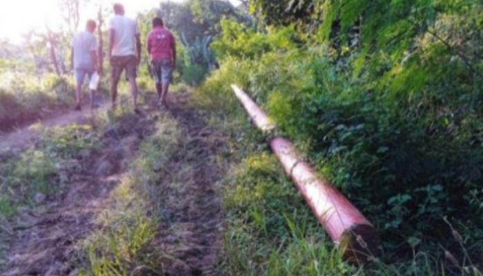 Warga Dusun Meko. di Pulau Adonara, Kabupaten Flores Timur (Flotim), Nusa Tenggara Timur (NTT). (MI)