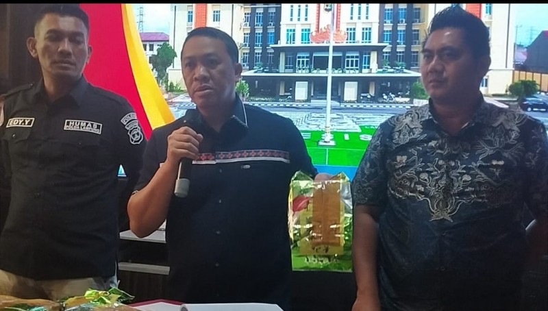 Polda Lampung menggagalkan penyeludupan 30 kilogram sabu-sabu di Seaport Pelabuhan Bakauheni, Lampung Selatan. Lampost/Umar