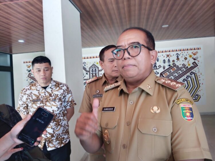 Pj. Gubernur Lampung, Samsudin. (Lampung Post/Silvia Agustina)