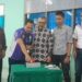 KELAS KHUSUS. Pengukuhan SMK Star Binaan Yamaha yang dilaksanakan di aula sekolah setempat pada Sabtu (29/6). SMK 2 Mei Bandar Lampung bersama PT Tunas Lautan Teduh Main Dealer Yamaha Lampung bekerja sama membentuk kelas khusus SMK star binaan. (Lampung Post/Ihwana Haulan)