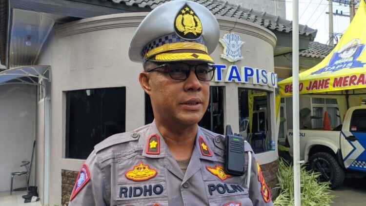 Kasat Lantas Polresta Bandar Lampung, Kompol Ridho Rafika. (Lampung Post/Umar Robbani)