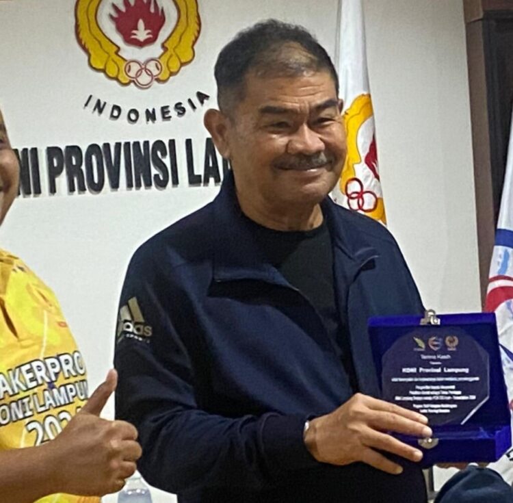 DPRD Sumsel melakukan studi banding dengan KONI Provinsi Lampung, Jumat, 30 Agustus 2024. (Lampost.co/Andre Prasetyo Nugroho)