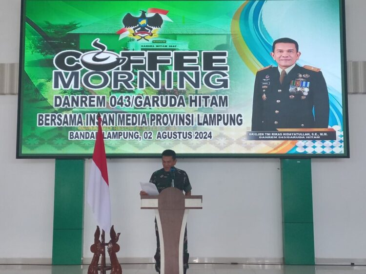 Korem 043/Garuda Hitam Siapkan 3.000 Pasukan