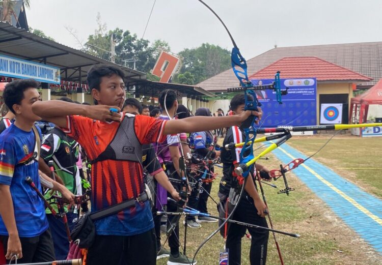 Wali Kota Bandar Lampung Archery Competition 2024. (Lampung Post/Andre Prasetyo Nugroho)