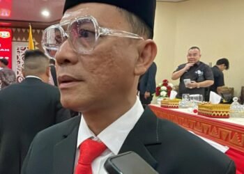 Ketua DPRD Sementara Kota Bandar Lampung dari Partai Gerindra, Bernas Yuniarta. (Lampung Post/Andre Prasetyo Nugroho)