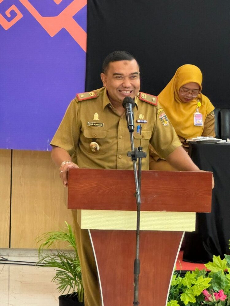 Kadisdikbud Lamteng Nur Rohman saat kunker