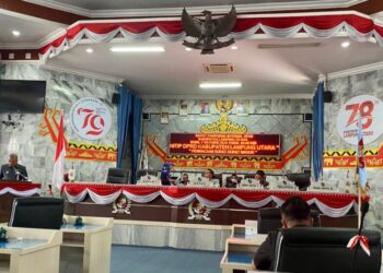 Rapat paripurna DPRD Lampura