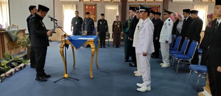 pelantikan 25 pejabat eselon Lampura
