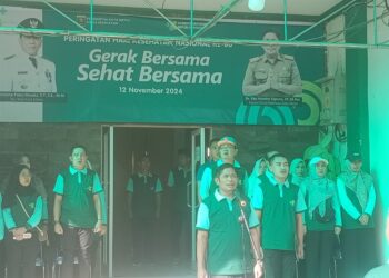 peringatan hari kesehatan di kota metro