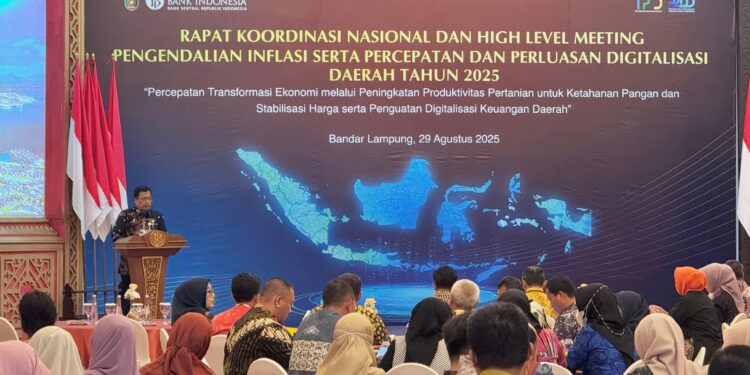Lampung Perkuat Sinergi Pengendalian Inflasi dan Digitalisasi Daerah