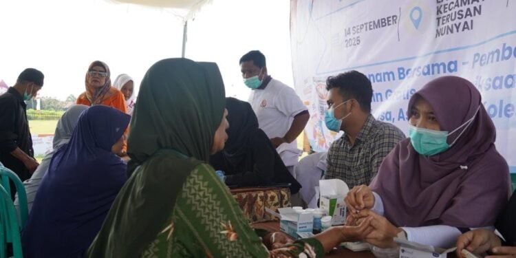 Gunung Madu Plantations Gelar Pemeriksaan Kesehatan Gratis untuk Warga Sekitar