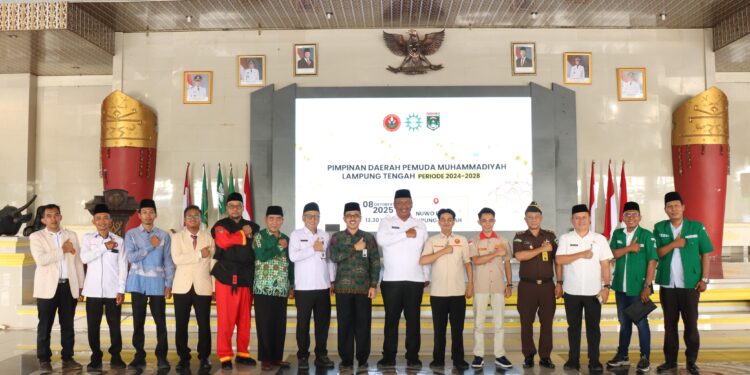 Wakil Bupati Lamteng Hadiri Pelantikan Pimpinan Daerah Pemuda Muhammadiyah