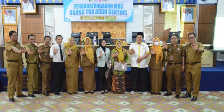 Asisten Kesra Pimpin Rapat Penurunan Stunting di Lamteng