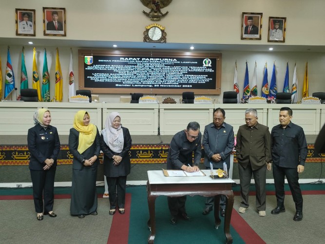 Sah, Ini Besaran APBD Lampung 2024