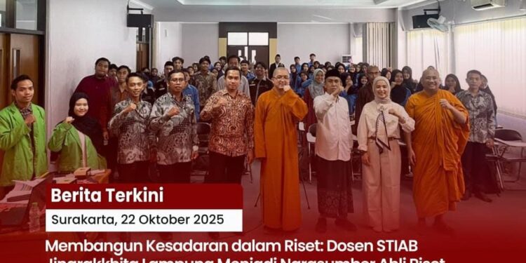 Dosen STIAB Jinarakkhita Lampung Jadi Narasumber Ahli Riset Kualitatif di UIN Surakarta