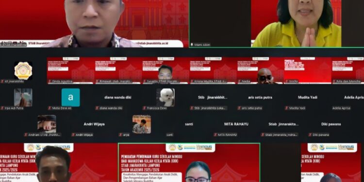 Hadirkan 2 Ahli SMB, STIAB Jinarakkhita Lampung Perkuat Keterampilan Pengajaran dan Pembelajaran SMB Mahasiswa KKN
