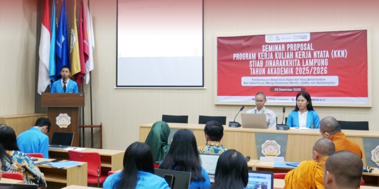 STIAB Jinarakkhita Lampung Gelar Seminar KKN: Dorong Pemberdayaan Masyarakat Digital dan Hijau Berbasis Nilai Sadar-Penuh