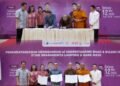 STIAB Jinarakkhita Lampung resmi menandatangani Memorandum of Understanding (MoU) dan Memorandum of Agreement (MoA) bersama Bank Maju dalam sebuah seremoni yang berlangsung di Aula Kampus STIAB Jinarakkhita Lampung, Selasa (12/5/2026).