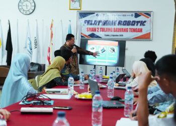 UTI dan SMAN 2 Tulang Bawang Tengah Gelar Workshop Robot Mobile dan Alat Pintar Mitigasi Bencana