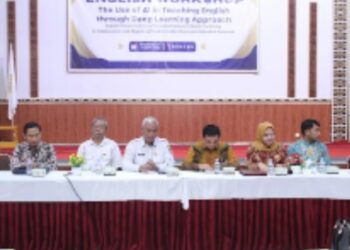 Guru Bahasa Inggris SMK se-Bandar Lampung Ikuti Workshop Pemanfaatan AI dalam Pembelajaran