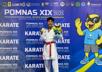 Mahasiswa Universitas Teknokrat Indonesia Raih Medali Emas Pertama untuk Lampung di POMNAS XIX 2025