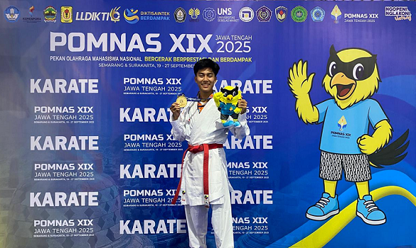 Mahasiswa Universitas Teknokrat Indonesia Raih Medali Emas Pertama untuk Lampung di POMNAS XIX 2025