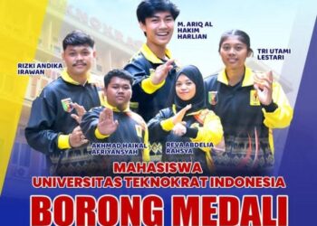 Mahasiswa Universitas Teknokrat Indonesia Borong Medali di POMNAS XIX 2025