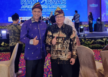 Rektor UTI Hadiri Rakornas Aptikom 2025 di Lampung