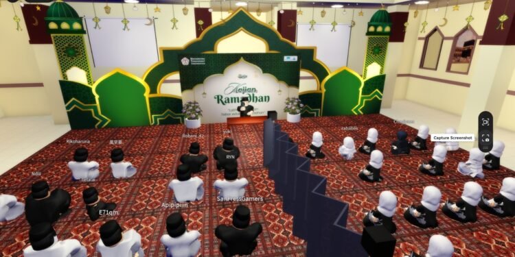 Mahasiswa Teknokrat Gelar Kajian Ramadan di Metaverse Roblox, Dakwah Digital Dukung SDGs