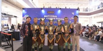 Tim tari Unit Kegiatan Mahasiswa (UKM) Tari Teknokrat