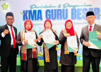 Tambah Lima Guru Besar, Medio Desember 2025 Profesor UIN RIL Berjumlah 51 Orang