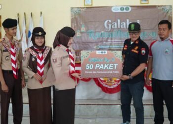 Sembilan Tahun Mengabdi, Pramuka UIN RIL Hadirkan Semangat Ramadan di Desa Margodadi