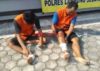 2 Pelaku Begal Sopir Travel di Lampung Selatan Ditembak Polisi Saat Ditangkap
