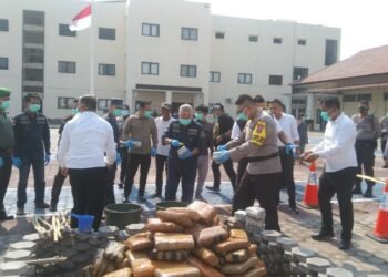 Barang Bukti Narkoba Senilai Rp16,2 Miliar Dimusnahkan