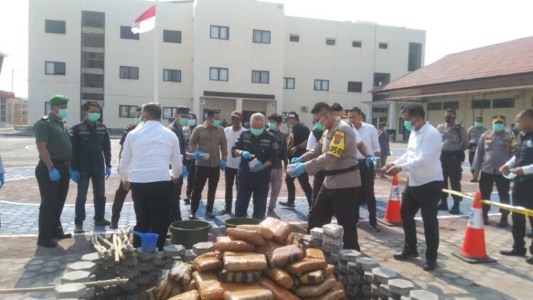 Barang Bukti Narkoba Senilai Rp16,2 Miliar Dimusnahkan