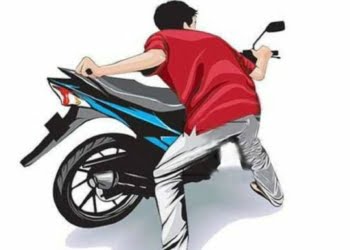 Ilustrasi Maling Motor. Dok