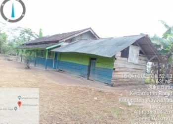Berdinding Papan, SDN 1 Lokal Jauh Dusun 8 Talang Baru Way Kanan Butuh Perhatian