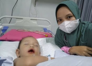 BPJS Tidak Tanggung Semua Biaya, Bocah Penderita Jantung Bocor di Tulangbawang Butuh Bantuan