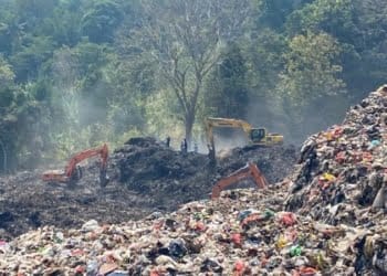 Damkartan Klaim Kebakaran di TPA Bakung Selesai 100 Persen