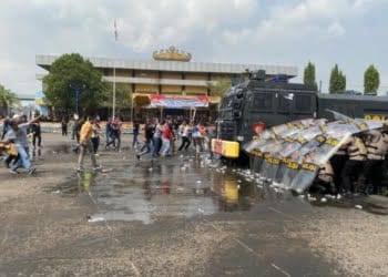 Polres Lampung Utara Gelar Simulasi Sispamkota