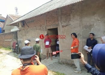 Polsek TBS Gelar Rekonstruksi Kasus Penusukan Buruh Gudang Rongsokan