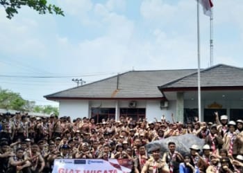 Belajar Ilmu Jurnalistik, Ratusan Peserta Raimuda Daerah Sambangi Lampung Post