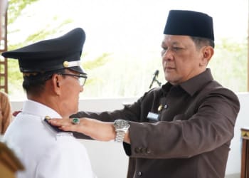 Firsada Lantik Pj. Kepalo Tiyuh Gunungterang